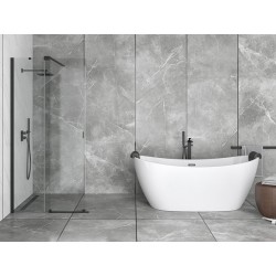 Volně stojící vana AYLA Glam - stříbrná