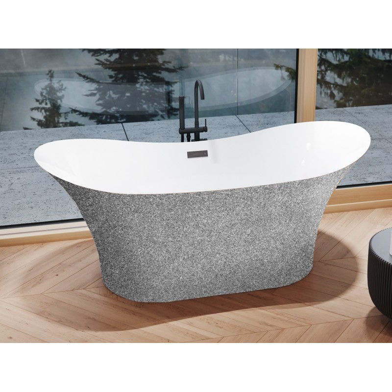 Voľne stojaca akrylátová vaňa AMBER