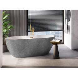 Volně stojící vana NAVIA Glam - stříbrná