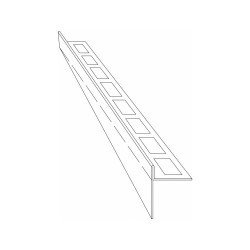 Spádová lišta NEO - zlatá