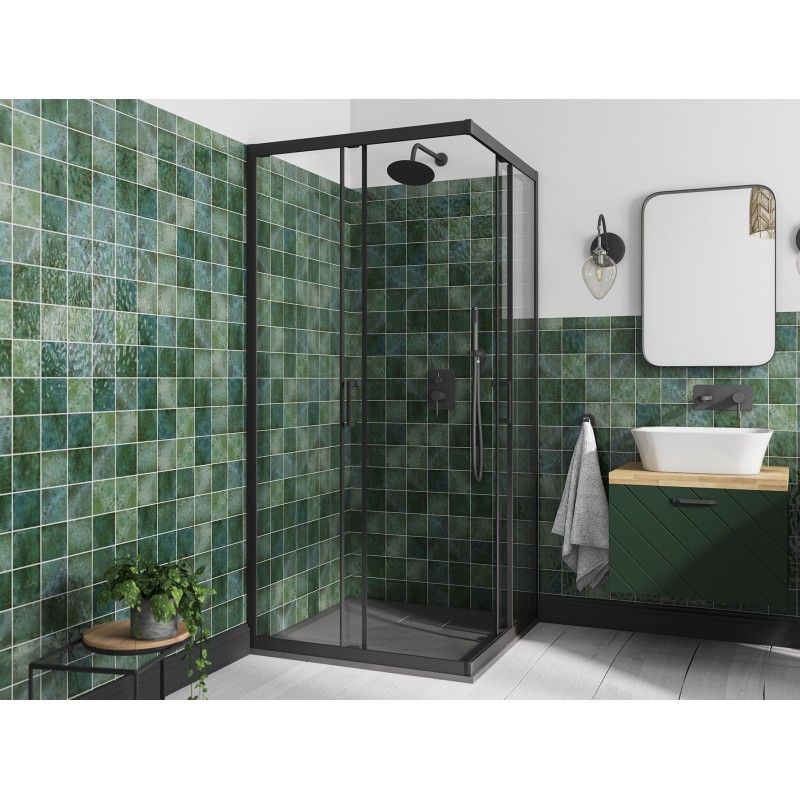 Štvorcový sprchový kút MODERN 185.