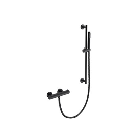 Nástěnný termostatický sprchový set VEO černá