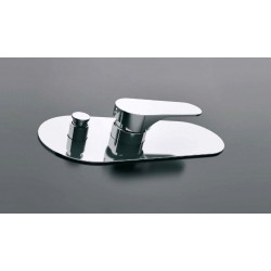 Podomítková baterie  FONTI 09L14 - černá matná