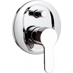 Podomítková baterie  s přepínačem PIRA 0908 - nikl broušený