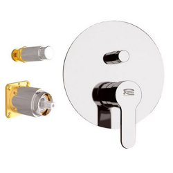 Podomietková sprchová batéria PIRA 09KB37 - biela matná