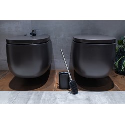 WC štětka (na wc rimless), kov, plast