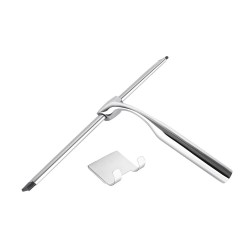 Stěrka na skleněné sprchové kouty - kov, chrom