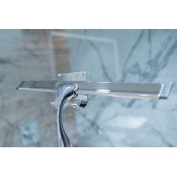 Stěrka na skleněné sprchové kouty - kov, chrom