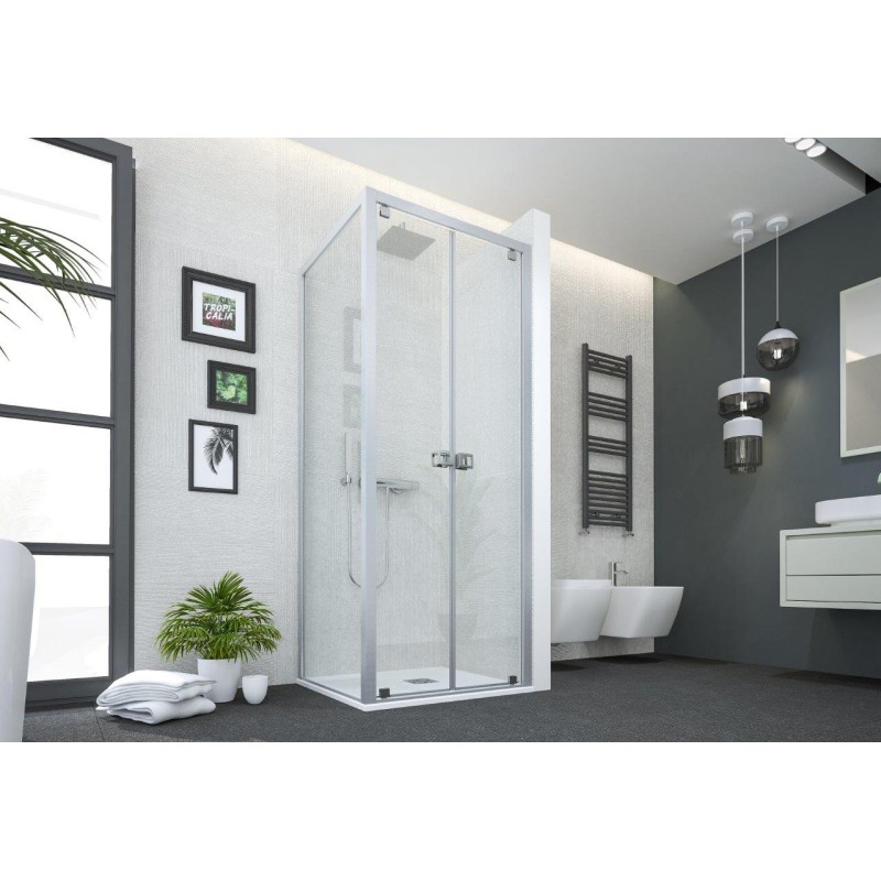 Walk-in bezdverový a bezbariérový sprchový kút LAGOS PLUS