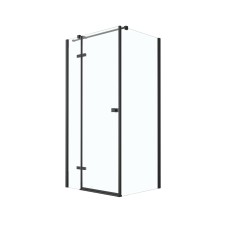 Čtvercový sprchový kout PIXA BLACK