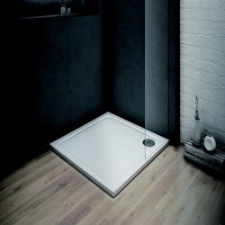 Štvorcový sprchovací kút MODERN 185 + vanička z liateho mramoru