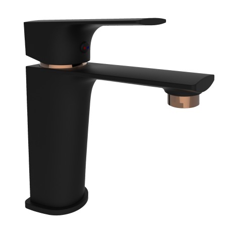 Umyvadlová stojánková baterie MODENA-18 černá-zlatá