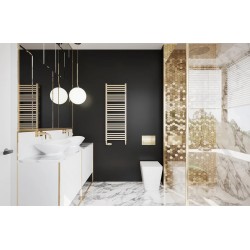 Kúpeľňový radiátor STICK čierna farba