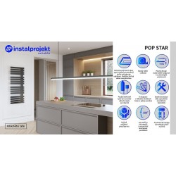 Koupelnový radiátor POP STAR barva zlatá