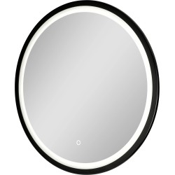 Zrcadlo s LED osvětlením GEISA BLACK