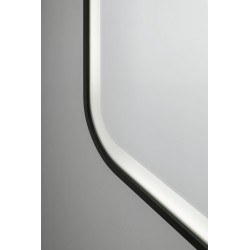 Zrcadlo s LED osvětlením BORKEN BLACK