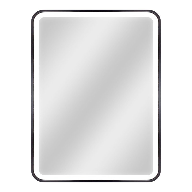 Zrcadlo s osvětlením BORKEN BLACK