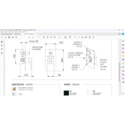 Podomítková sprchová baterie  ARNO 09 - chrom