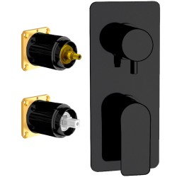 Podomítková sprchová baterie ARNO 92KB14 - černá