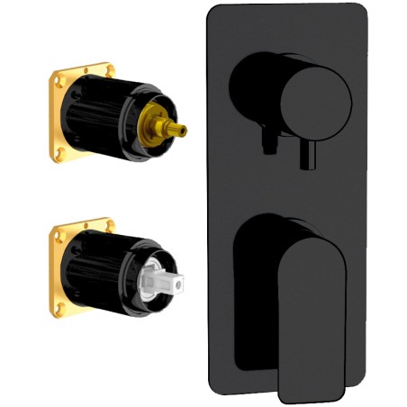 Podomítková sprchová baterie ARNO 92KB14 - černá