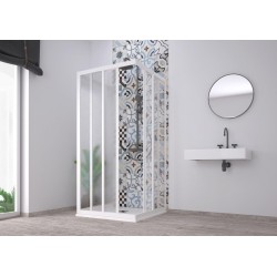 Čtvercový plastový sprchový kout Olsen Spa ANGOLO NEW