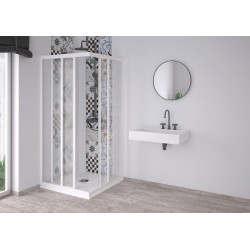 Čtvercový plastový sprchový kout Olsen Spa ANGOLO NEW