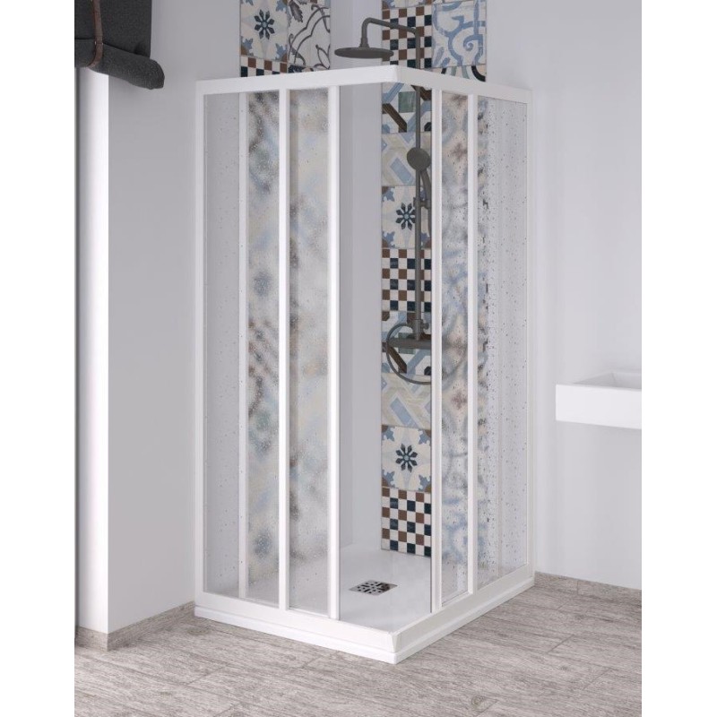 Čtvercový plastový sprchový kout Olsen Spa ANGOLO NEW