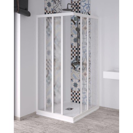 Štvorcový plastový sprchový kút Olsen Spa ANGELO