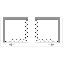 Sprchová zástěna FLEX - VENERE NEW