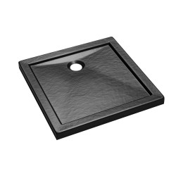 AQUARIUS STONE EFFECT, čtvercová sprchová vanička akrylátová