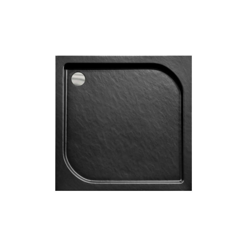 OSKAR STONE EFFECT čtvercová sprchová vanička akrylátová