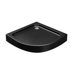 ALEX STONE EFFECT čtvrtkruhová sprchová vanička