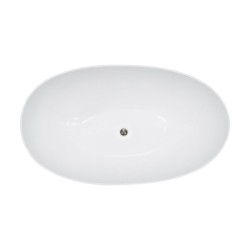 Volně stojící vana SIYA černá/bílá