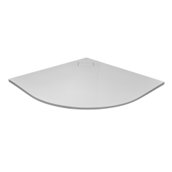 Čtvrtkruhová vanička z litého mramoru KERMEN