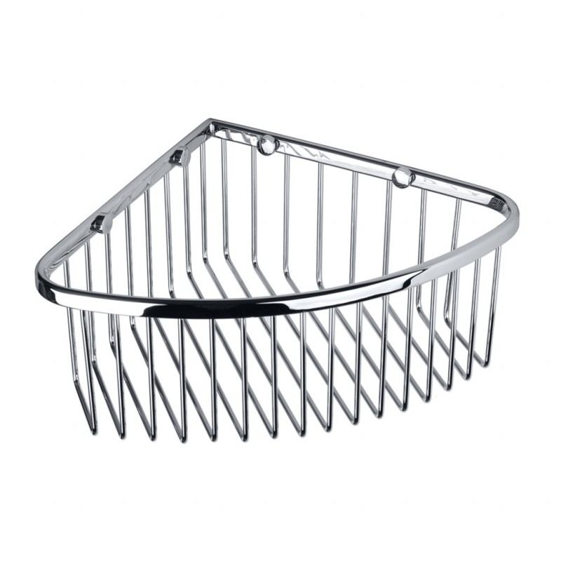 Polička do sprchy rohová, 265×90×205 mm