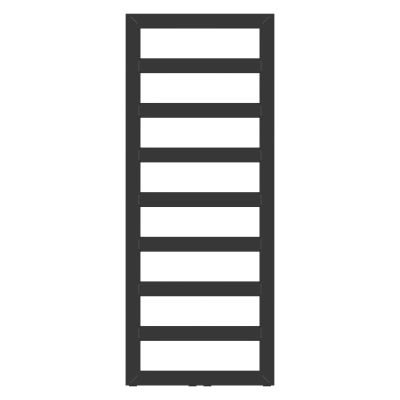 Koupelnový radiátor GLASGOW černá barva