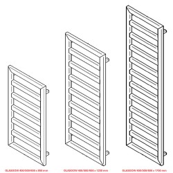 Kúpeľňový radiátor GLASGOW farba podľa vzorkovníka