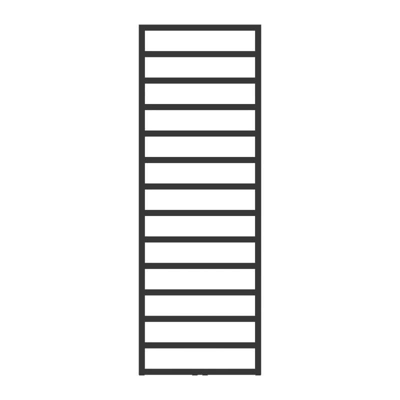 Koupelnový radiátor PERTH černá barva