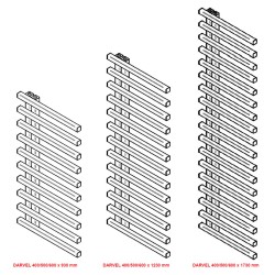 Koupelnový radiátor DARVEL antracit