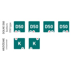 Koupelnový radiátor DARVEL zlatá barva