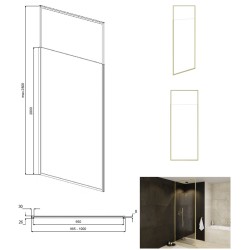 Walk-in sprchový kout ICON GOLD