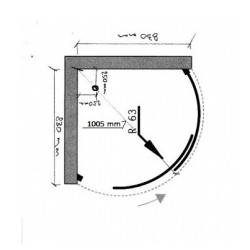 Sprchový kout ALBATERA - nyní lze dokoupit  vaničku!