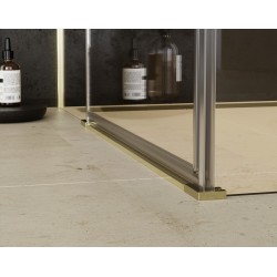 Štvorcový sprchovací kút PIXA GOLD