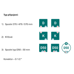 Kúpeľňový radiátor BELTI farba podľa vzorkovníka