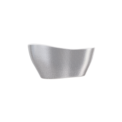 Volně stojící vana VIYA Glam - stříbrná