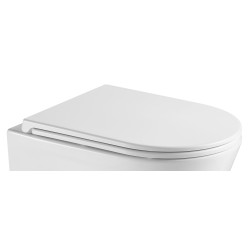 Závěsné WC OVALE BASSO TORNADO s FLAT sedátkem Soft-close