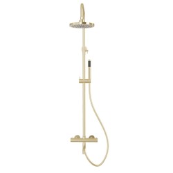 Nástěnný termostatický sprchový a vanový set VEO zlatá lesklá