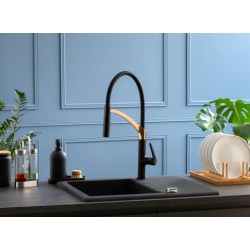 Drezová batéria ULTIMA U-50 - čierna-ružovo zlatá