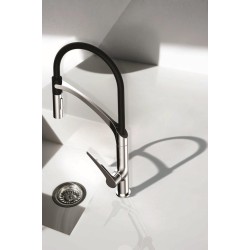 Dřezová baterie ULTIMA U-50 - černá/chrom