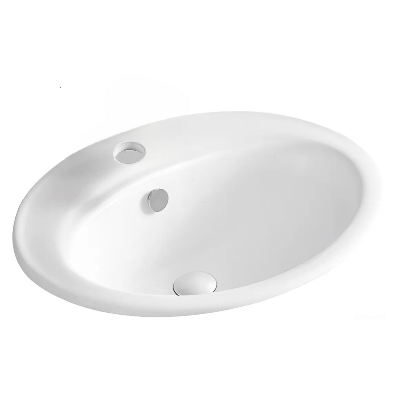 Ilustrační foto, umyvadlo je dodáváno bez umyvadlové výpusti.